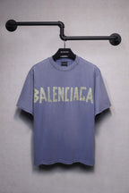 Balenciaga Blue T-Shirt Oversize
