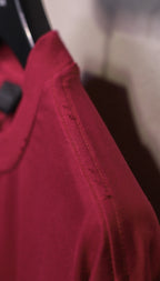 Balenciaga Tape Type Red T-Shirt Oversize