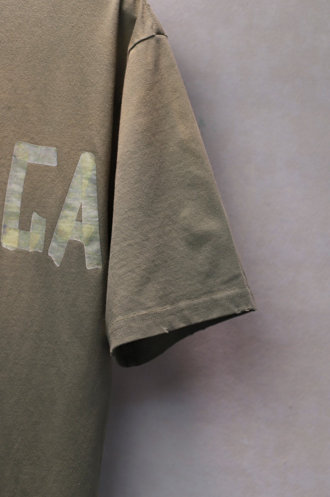 Balenciaga Tape Type Green T-Shirt Oversize