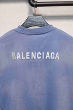 Balenciaga Blue T-Shirt Oversize