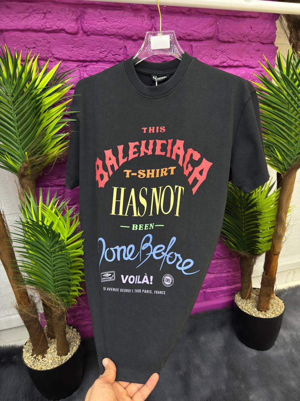 Balenciaga Not Been Done Washed T-Shirt Medium-Fit