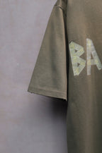 Balenciaga Tape Type Green T-Shirt Oversize