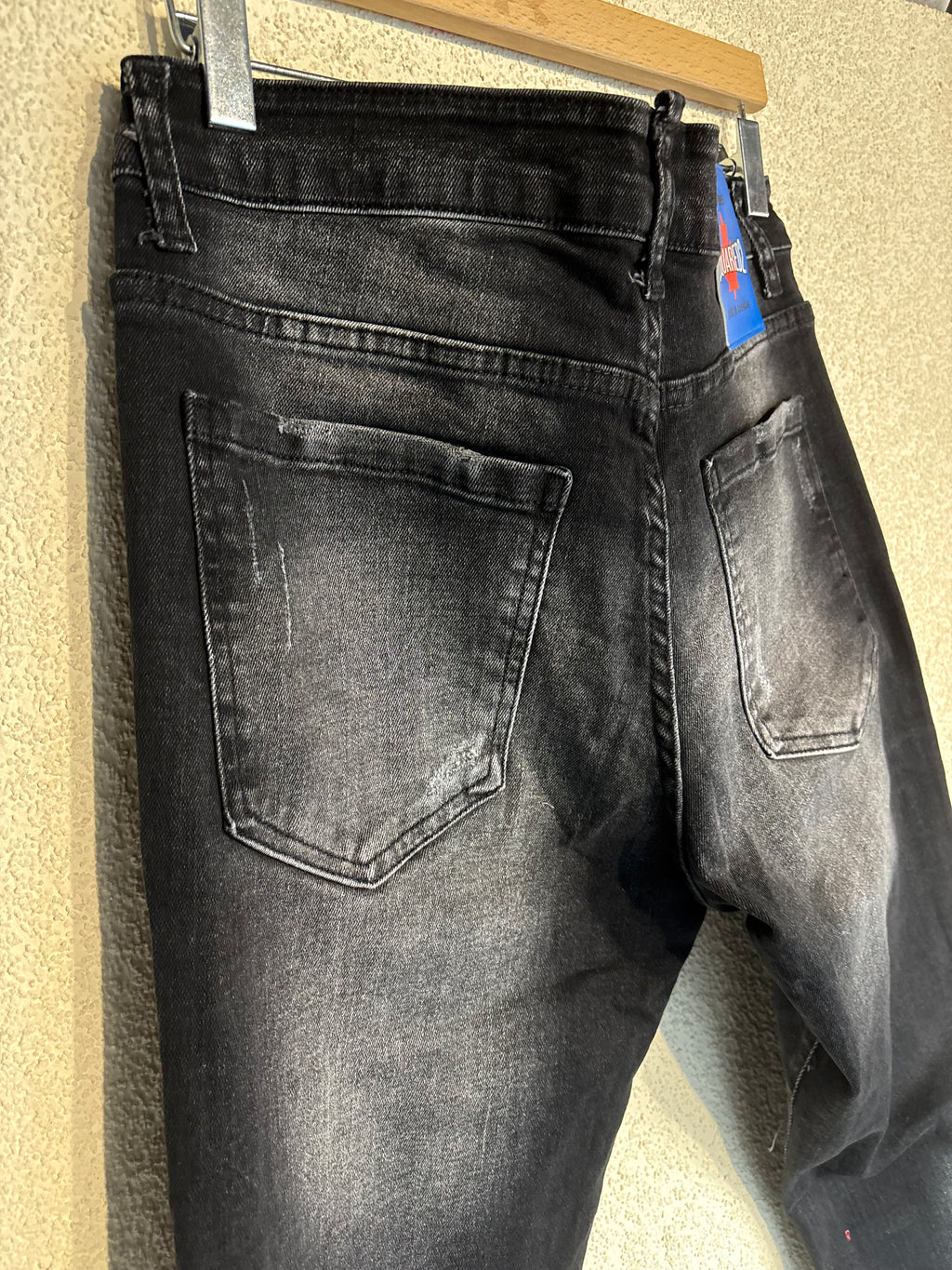 Dsquared2 Black Denim Jeans Caten Brothers