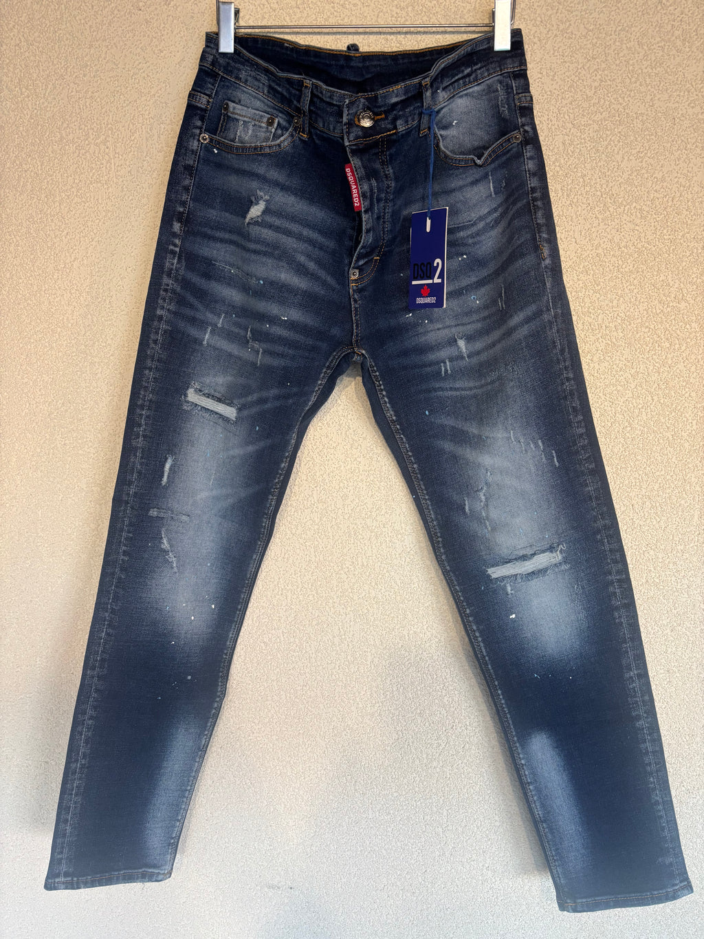 Dsquared2 Blue Leaf Jeans