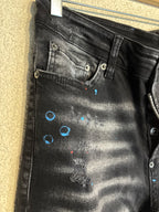 Dsquared2 Black Denim Jeans Caten Brothers