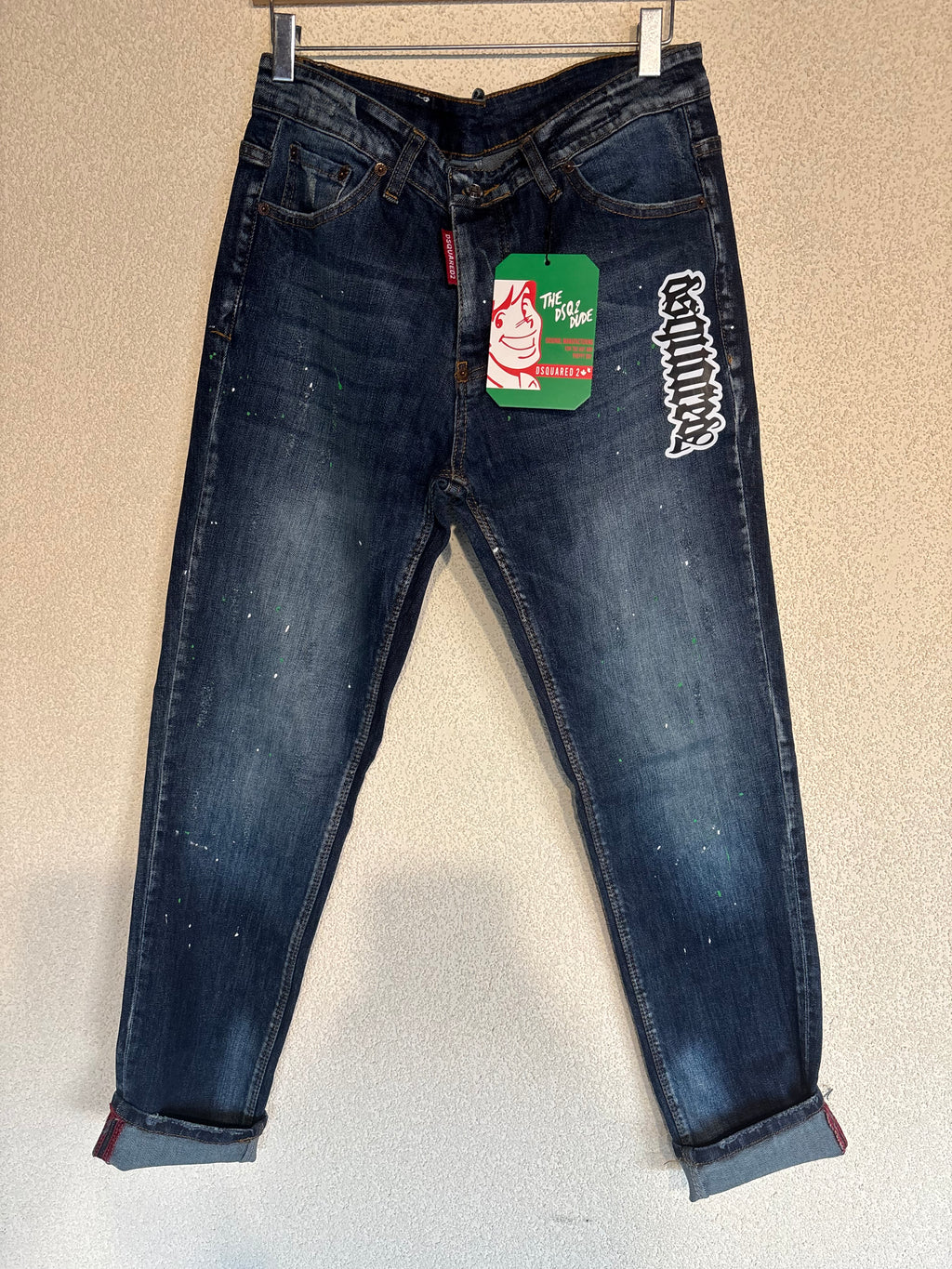 Dsquared2 Blue Denim Sticker