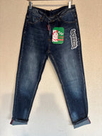 Dsquared2 Blue Denim Sticker