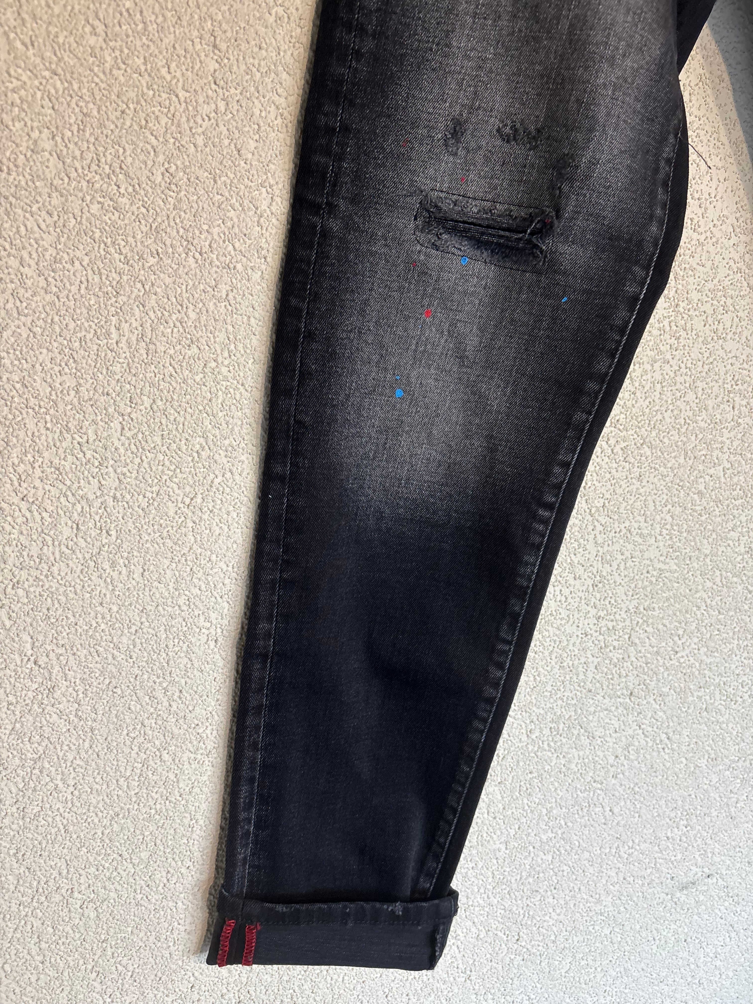 Dsquared2 Black Denim Jeans Caten Brothers