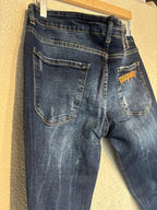 Dsquared2 Blue Denim Lux Orange Ettique