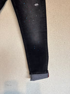 Dsquared2 Black Cropped Denim