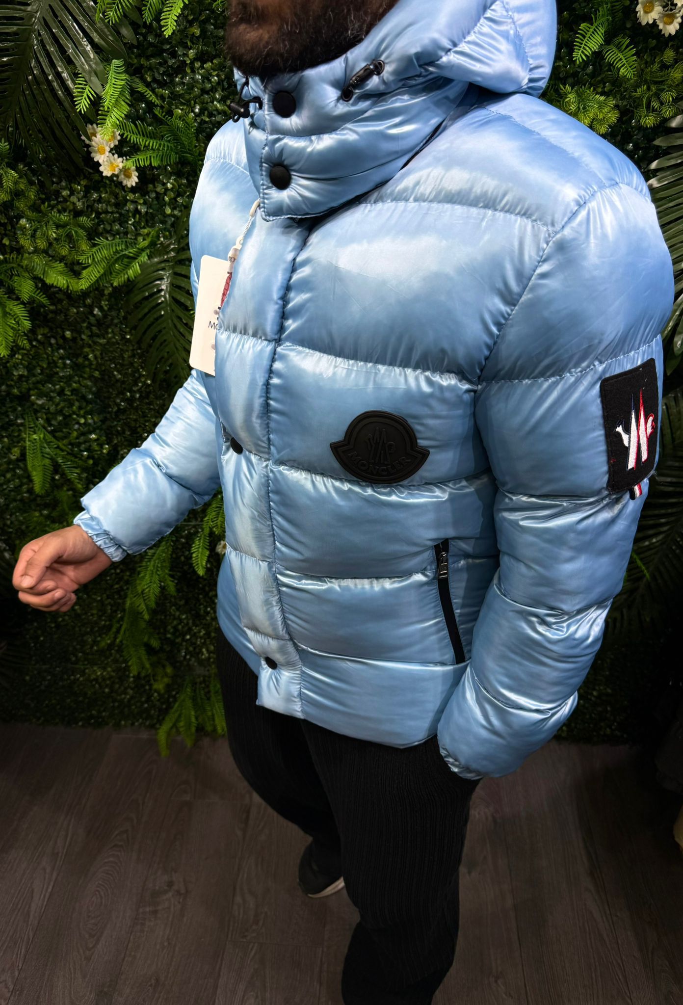 Moncler Blue Yonne Down Jacket