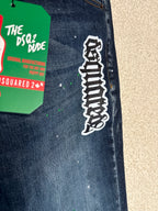 Dsquared2 Blue Denim Sticker