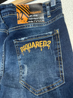 Dsquared2 Blue Denim Lux Orange Ettique