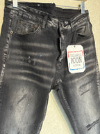 Dsquared2 Black Ripped Jeans