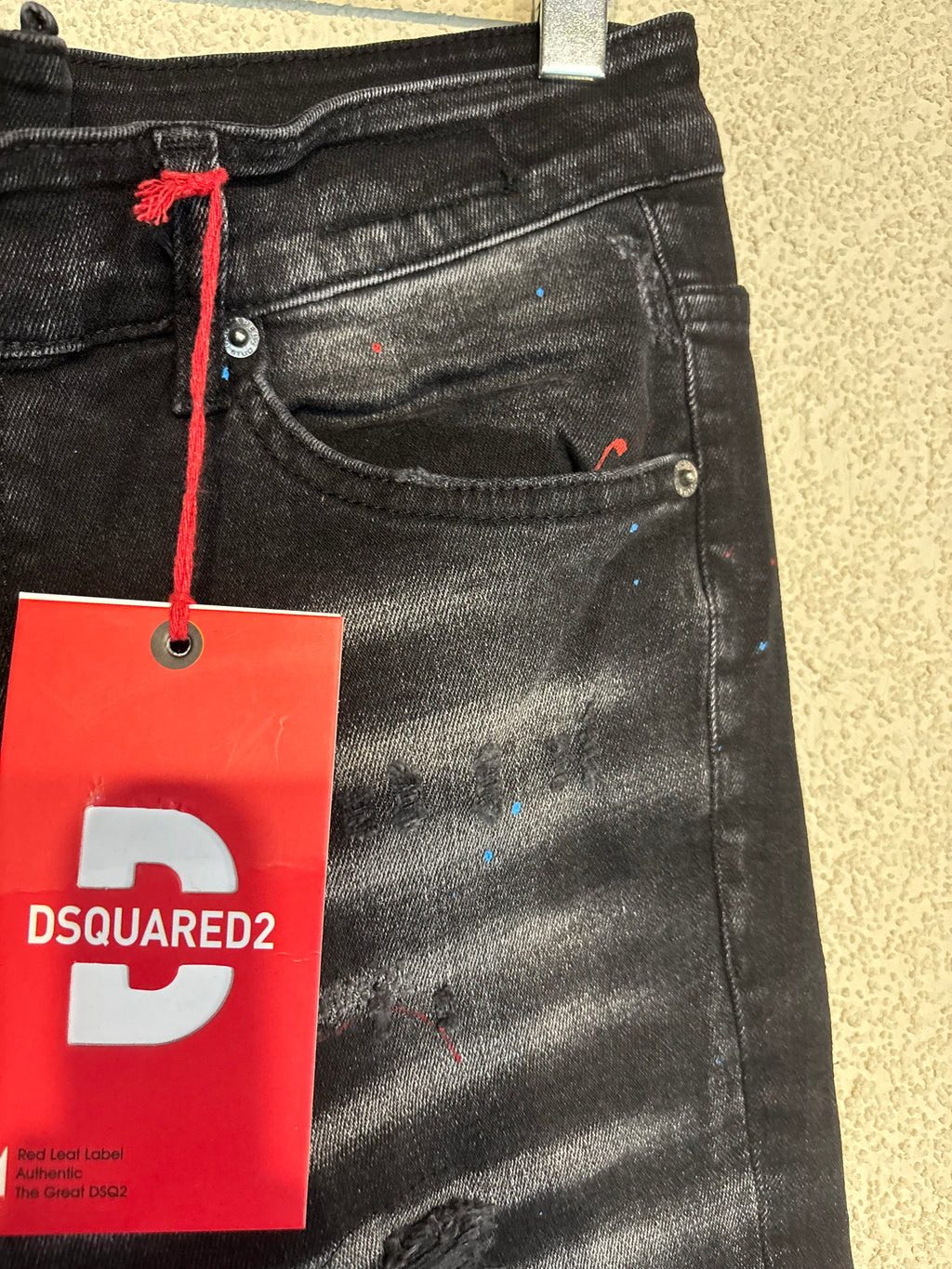 Dsquared2 Black Denim Jeans Caten Brothers