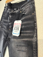 Dsquared2 Black Ripped Jeans