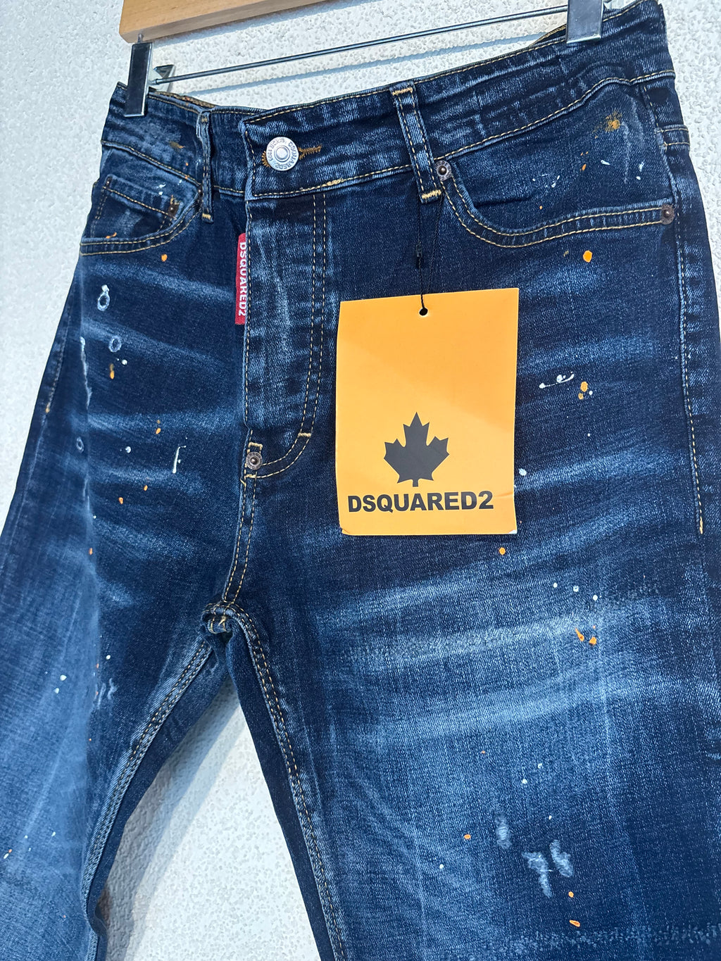 Dsquared2 Blue Denim Lux Orange Ettique