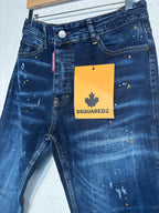 Dsquared2 Blue Denim Lux Orange Ettique