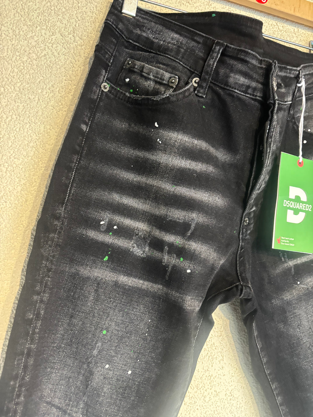 Dsquared2 Black Sprayed Effect