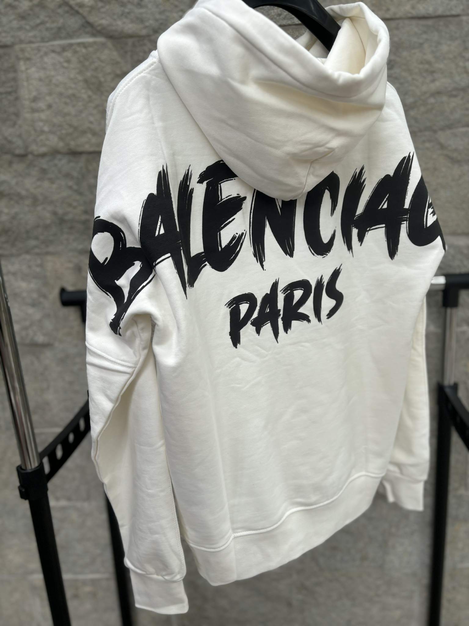 Balenciaga Hoodie Tape Logo