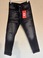 Dsquared2 Black Denim Jeans Caten Brothers