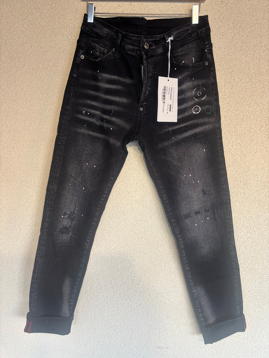 Dsquared2 Black Sprayed Effect