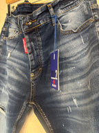 Dsquared2 Blue Leaf Jeans