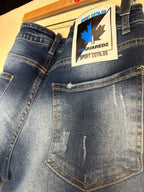 Dsquared2 Blue Leaf Jeans
