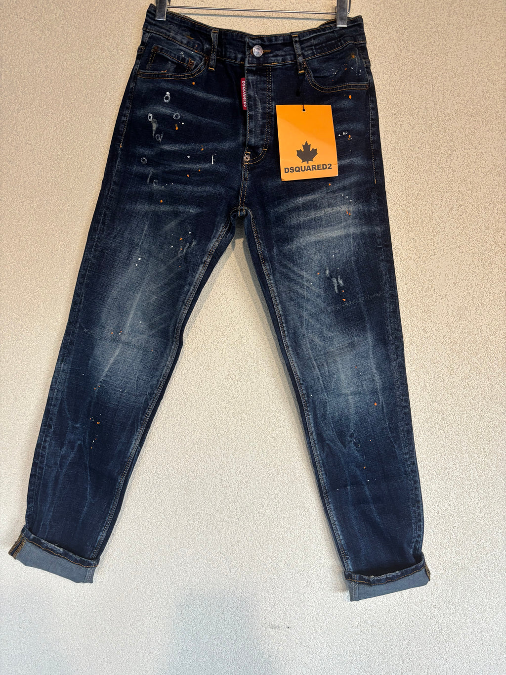 Dsquared2 Blue Denim Lux Orange Ettique