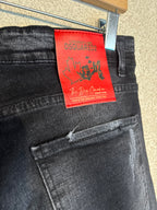 Dsquared2 Black Cropped Denim