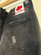 Dsquared2 Black Torn Jeans
