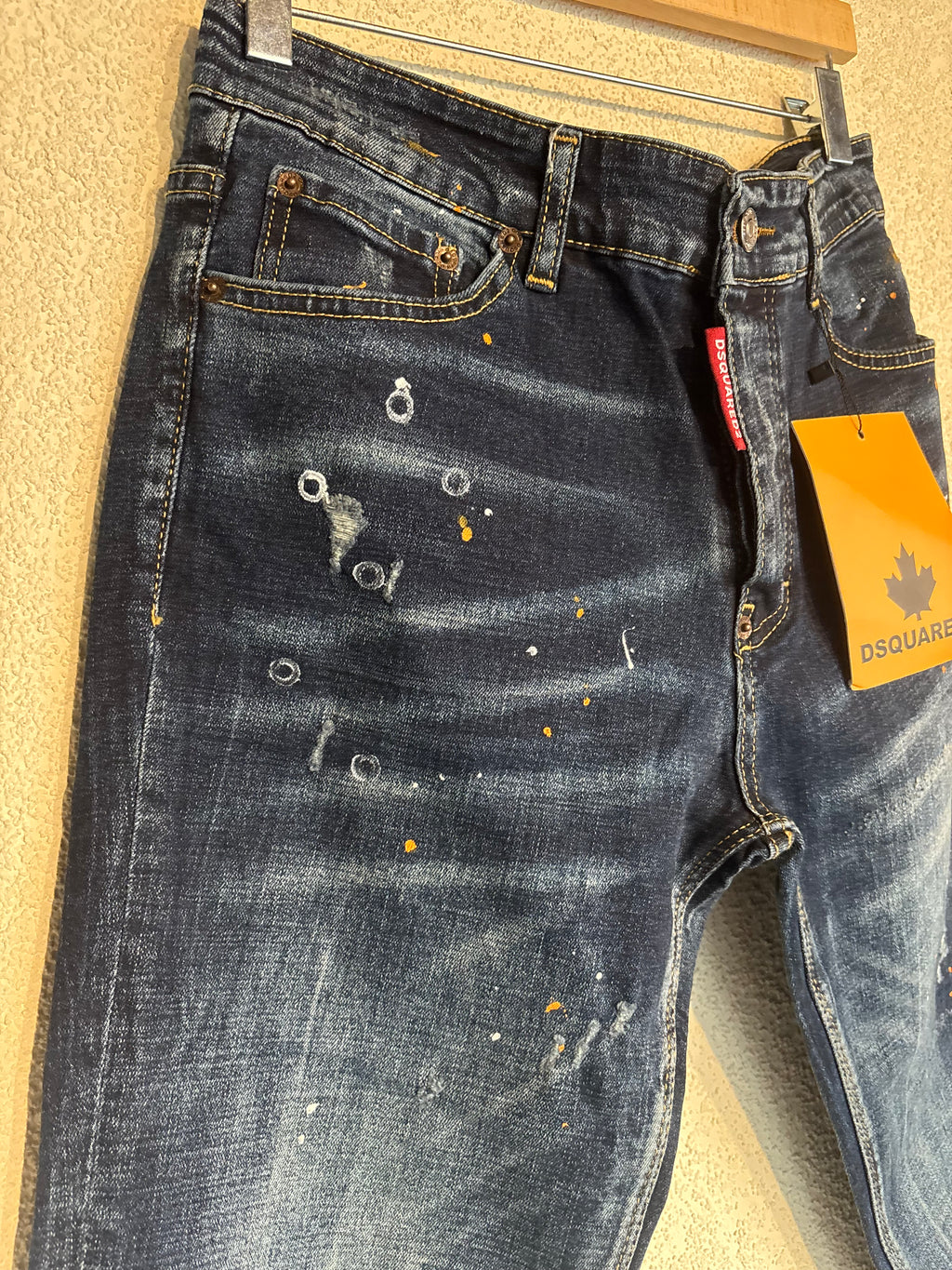 Dsquared2 Blue Denim Lux Orange Ettique