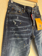 Dsquared2 Blue Denim Lux Orange Ettique