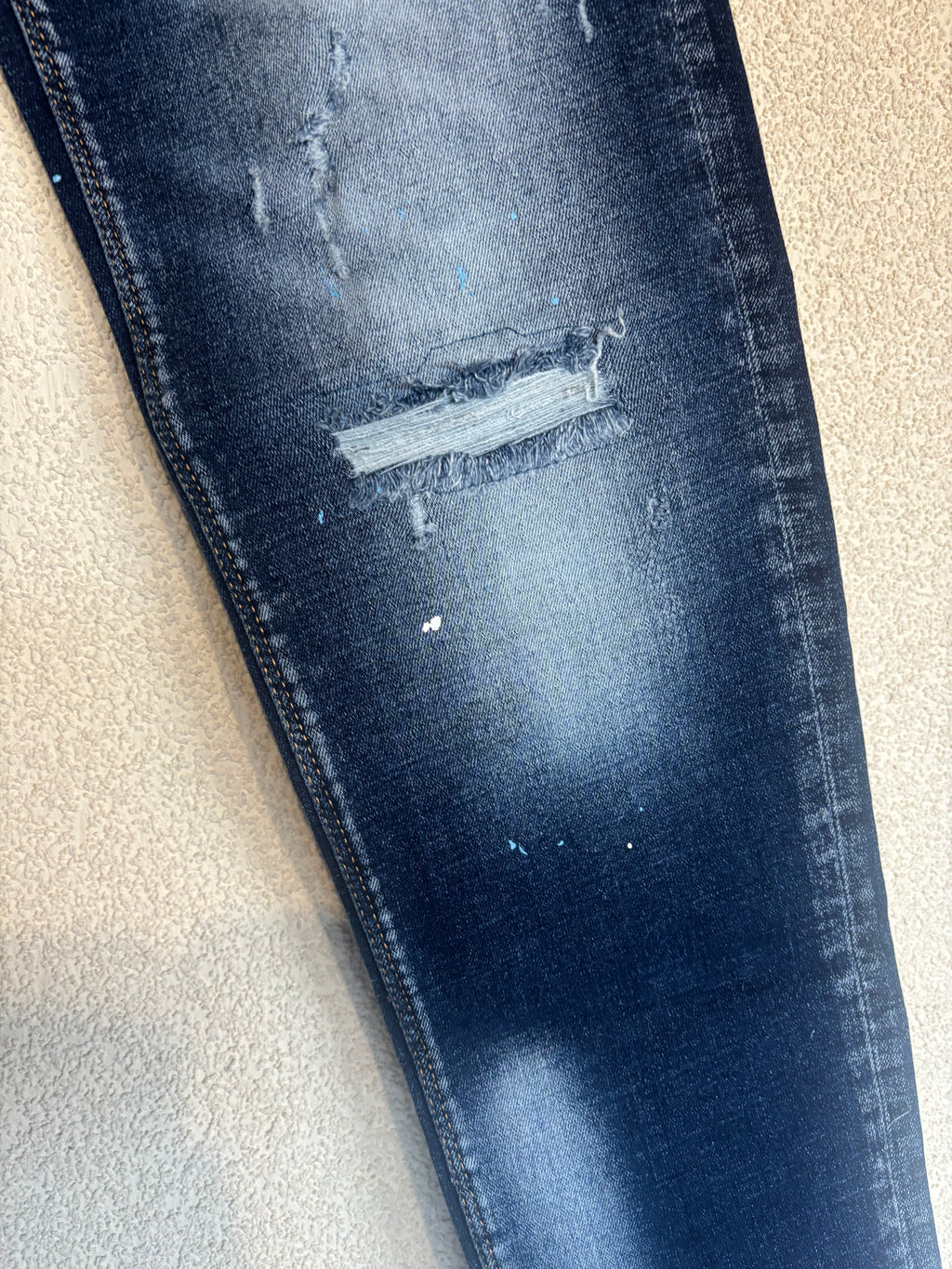 Dsquared2 Blue Leaf Jeans