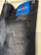 Dsquared2 Black Denim Jeans Caten Brothers