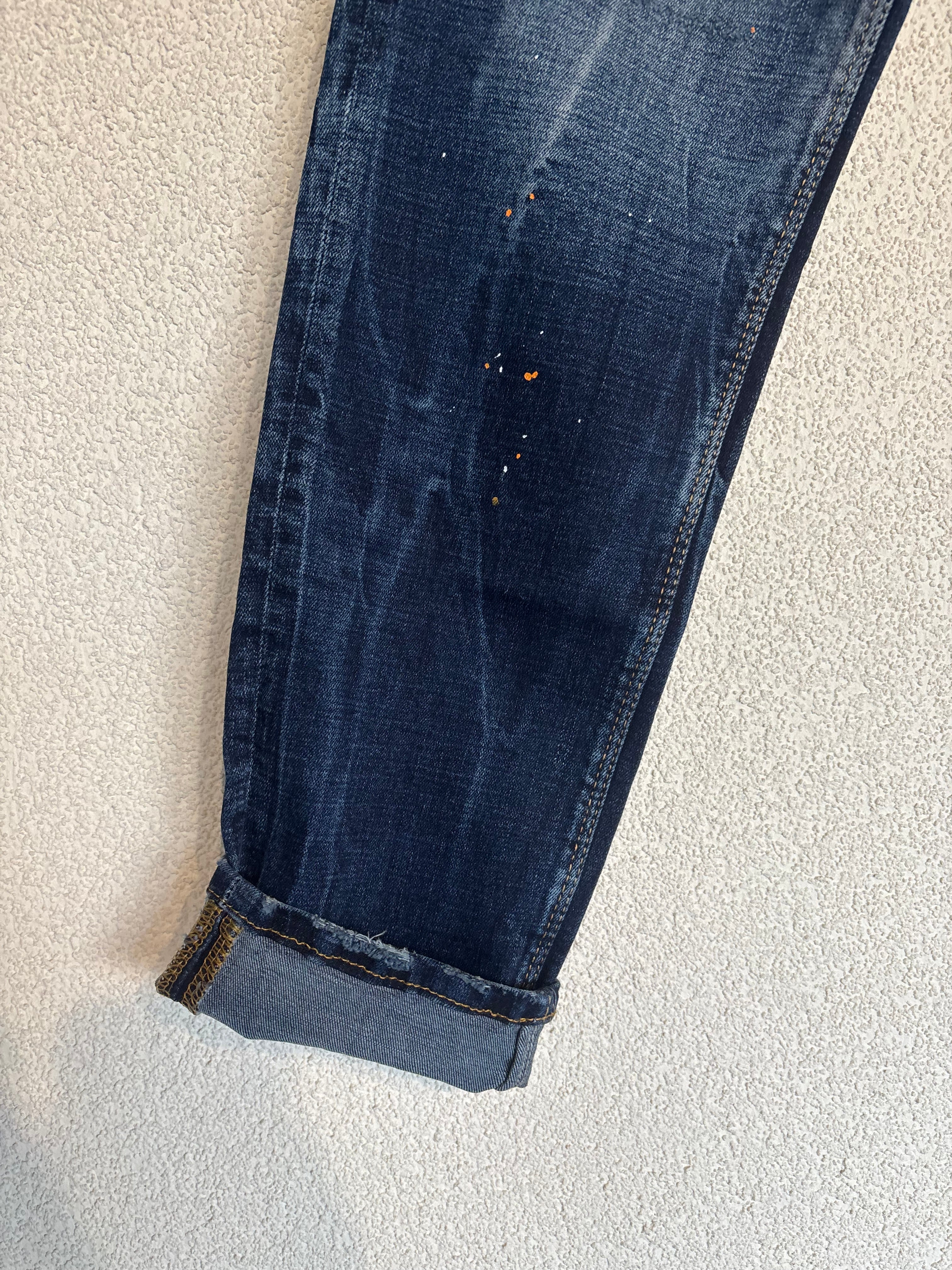 Dsquared2 Blue Denim Lux Orange Ettique