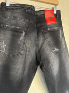 Dsquared2 Black Cropped Denim