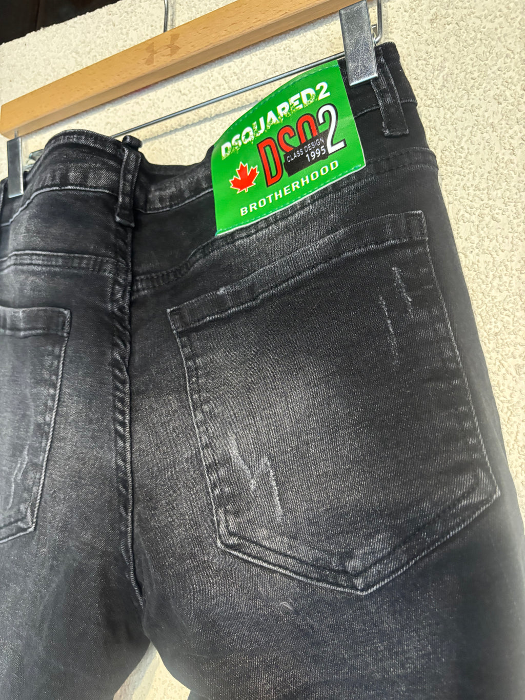 Dsquared2 Black Sprayed Effect