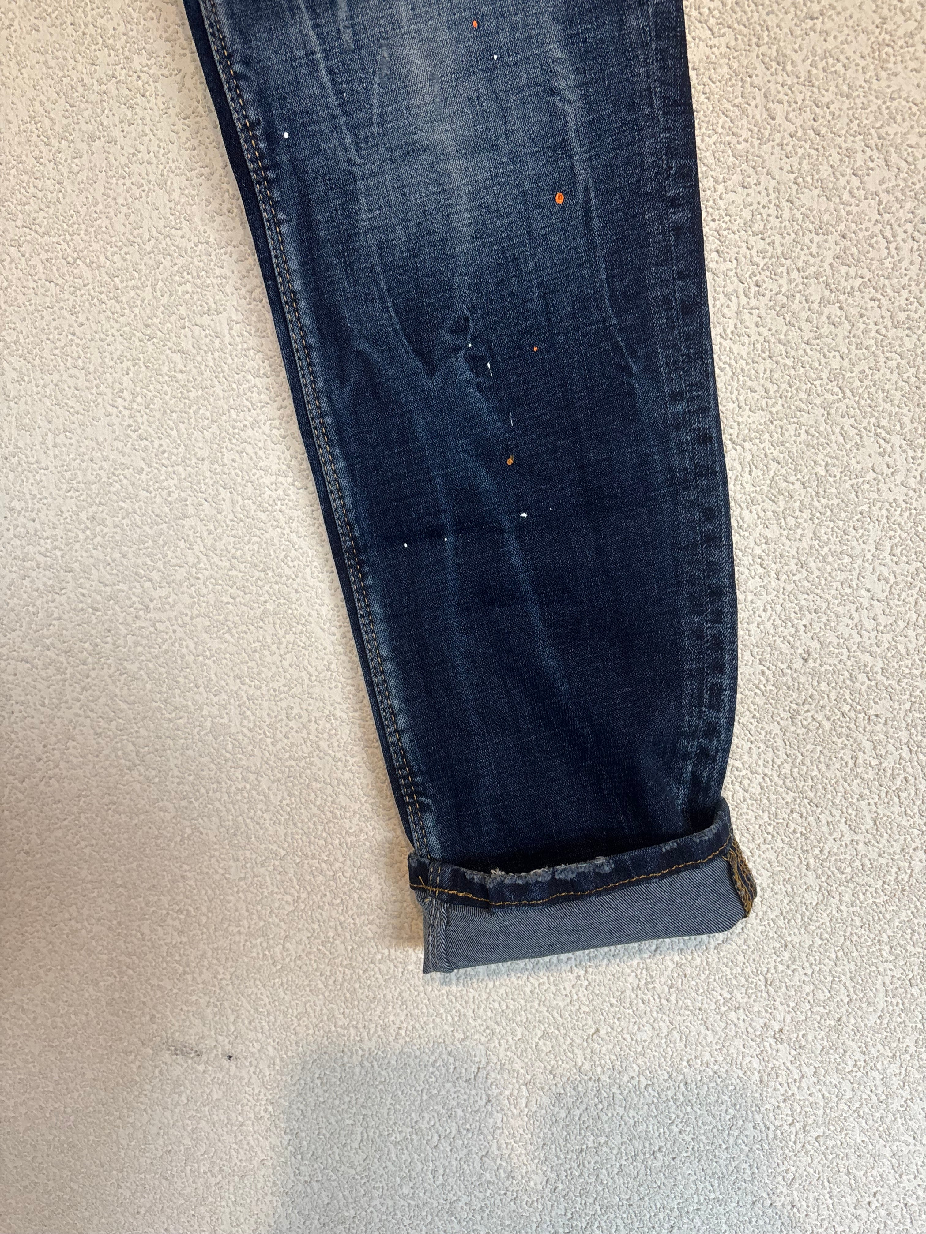 Dsquared2 Blue Denim Lux Orange Ettique