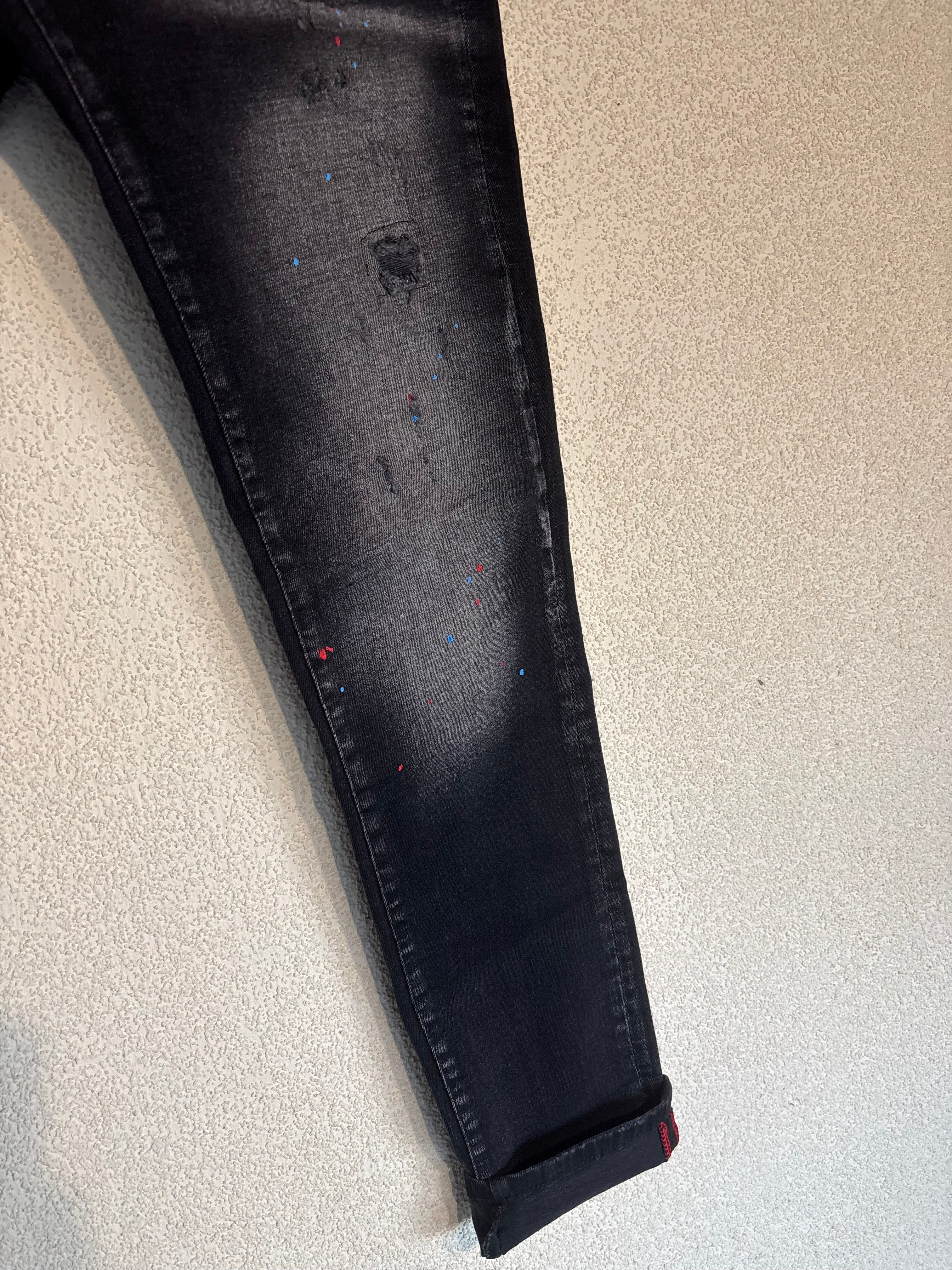 Dsquared2 Black Denim Jeans Caten Brothers