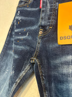 Dsquared2 Blue Denim Lux Orange Ettique