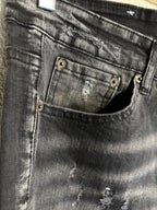 Dsquared2 Black Ripped Jeans