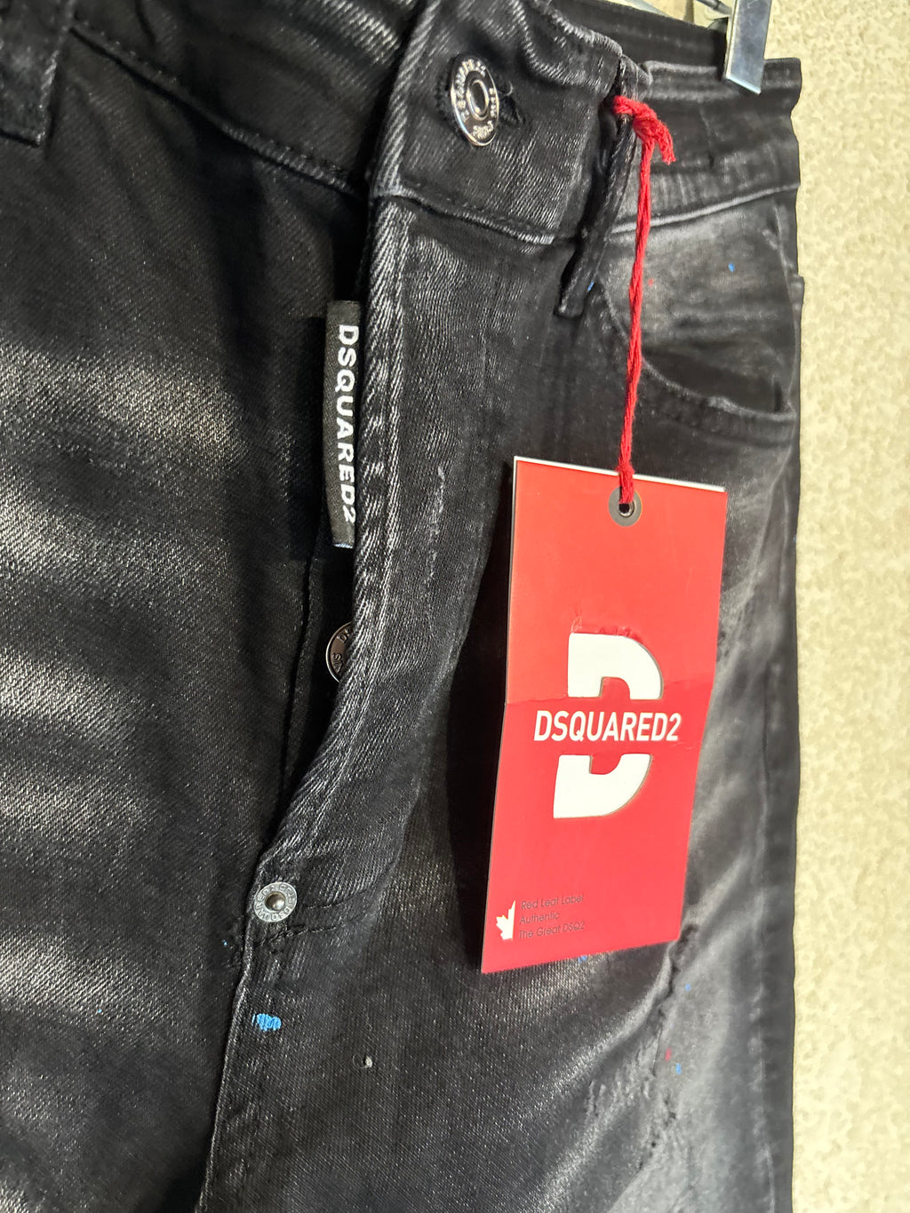 Dsquared2 Black Denim Jeans Caten Brothers