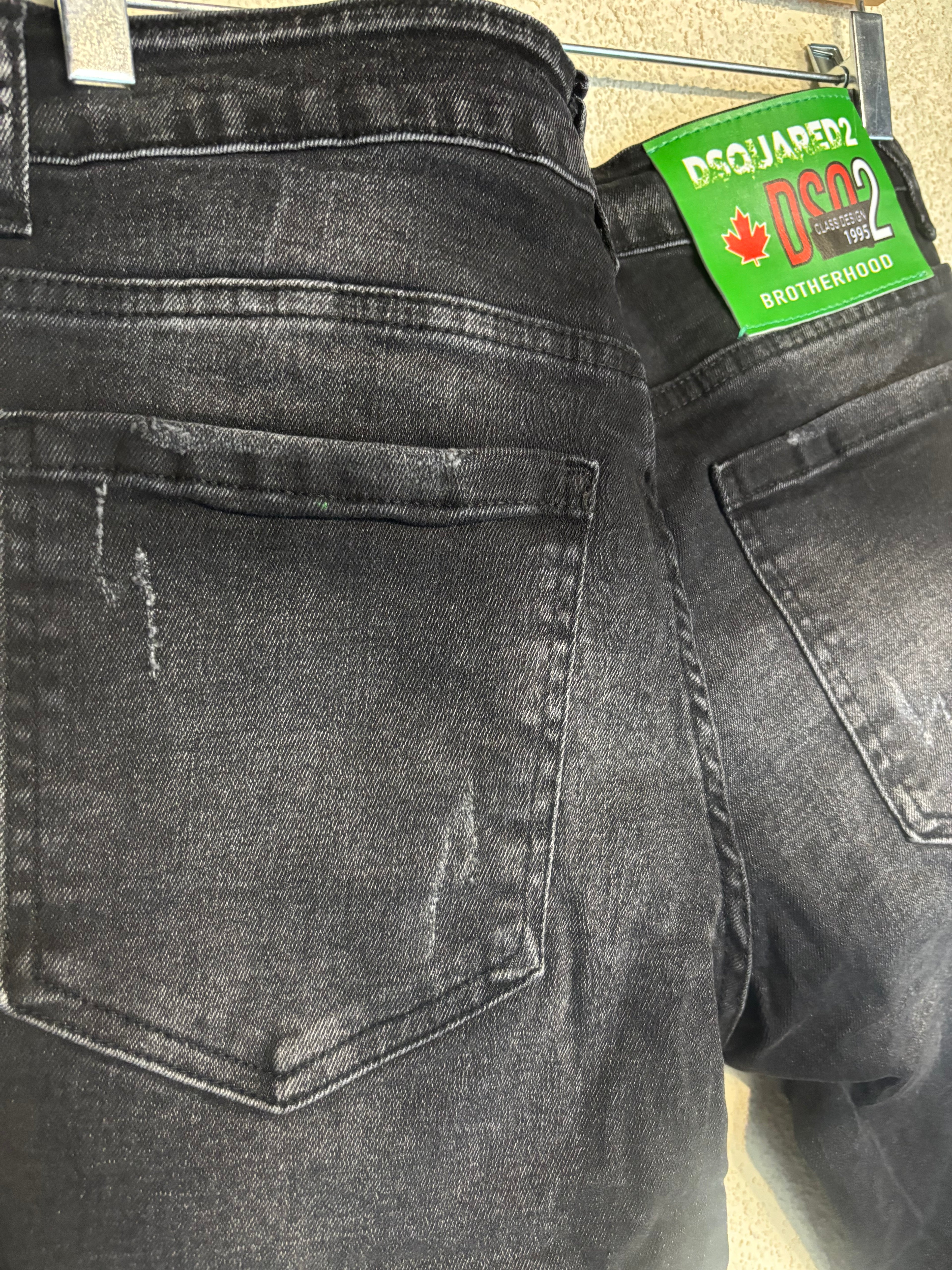 Dsquared2 Black Sprayed Effect