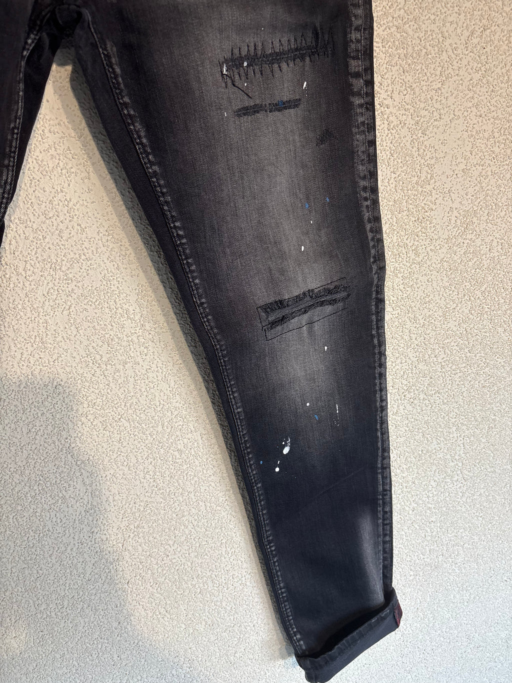 Dsquared2 Black Ripped Jeans