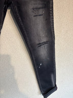 Dsquared2 Black Ripped Jeans