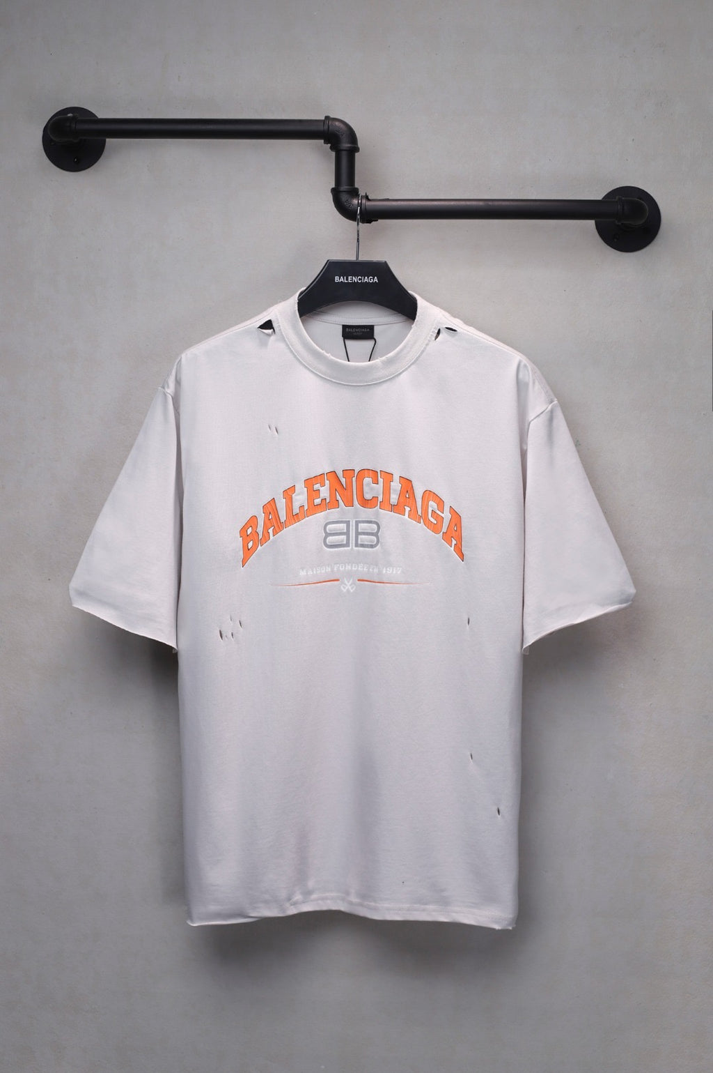 Balenciaga Neutral Maison T-Shirt Oversize