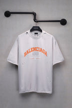 Balenciaga Neutral Maison T-Shirt Oversize
