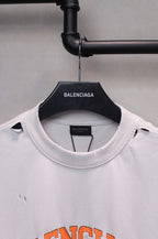 Balenciaga Neutral Maison T-Shirt Oversize
