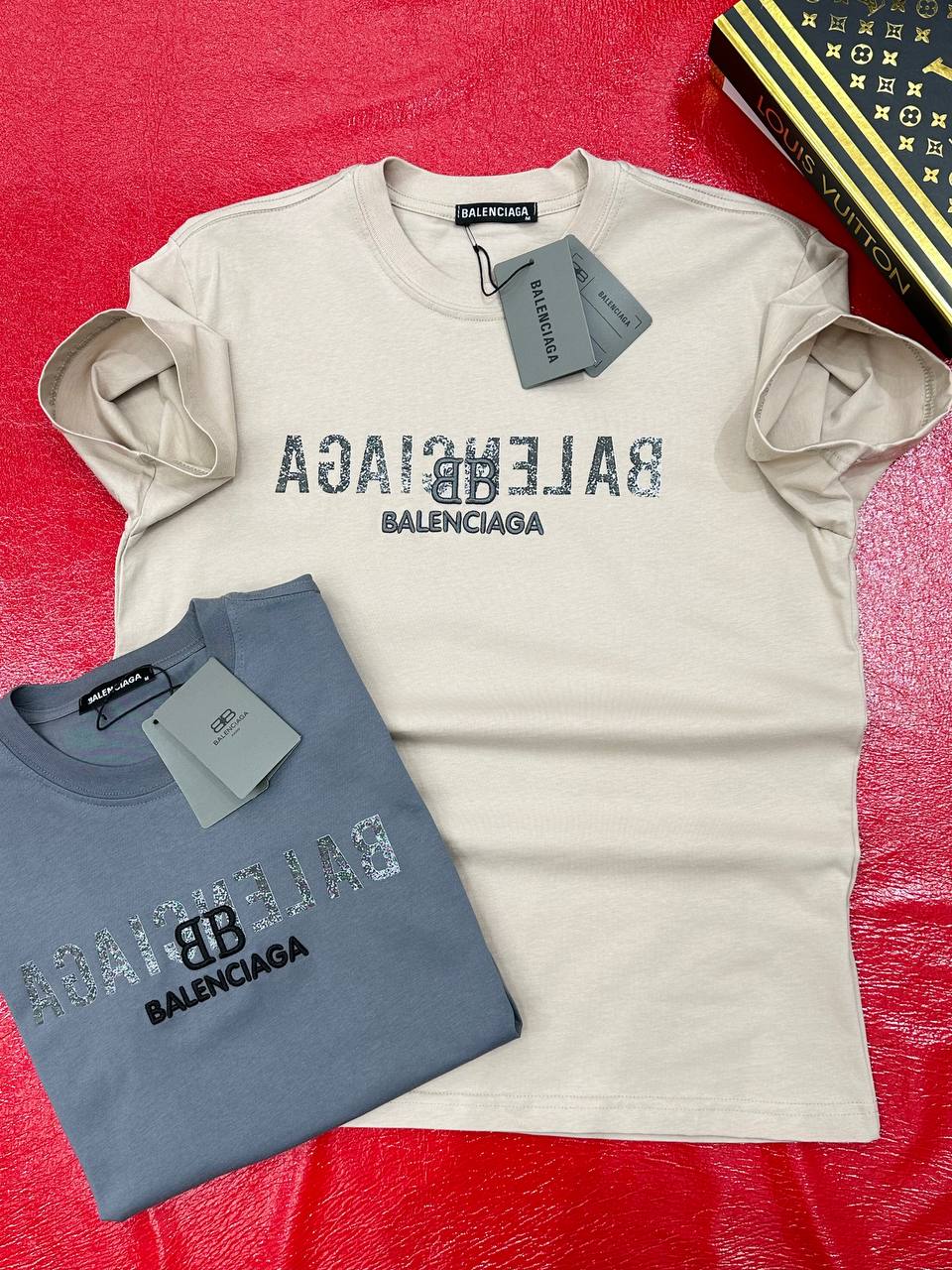 Balenciaga T-Shirt бродерия Slim-Fit